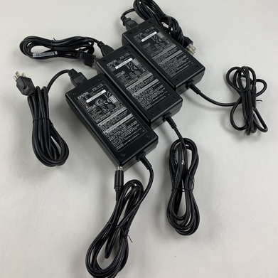 Epson PS-170 M122A OEM 48W AC Adapter 24V 2A with Power Cord Lot of 3