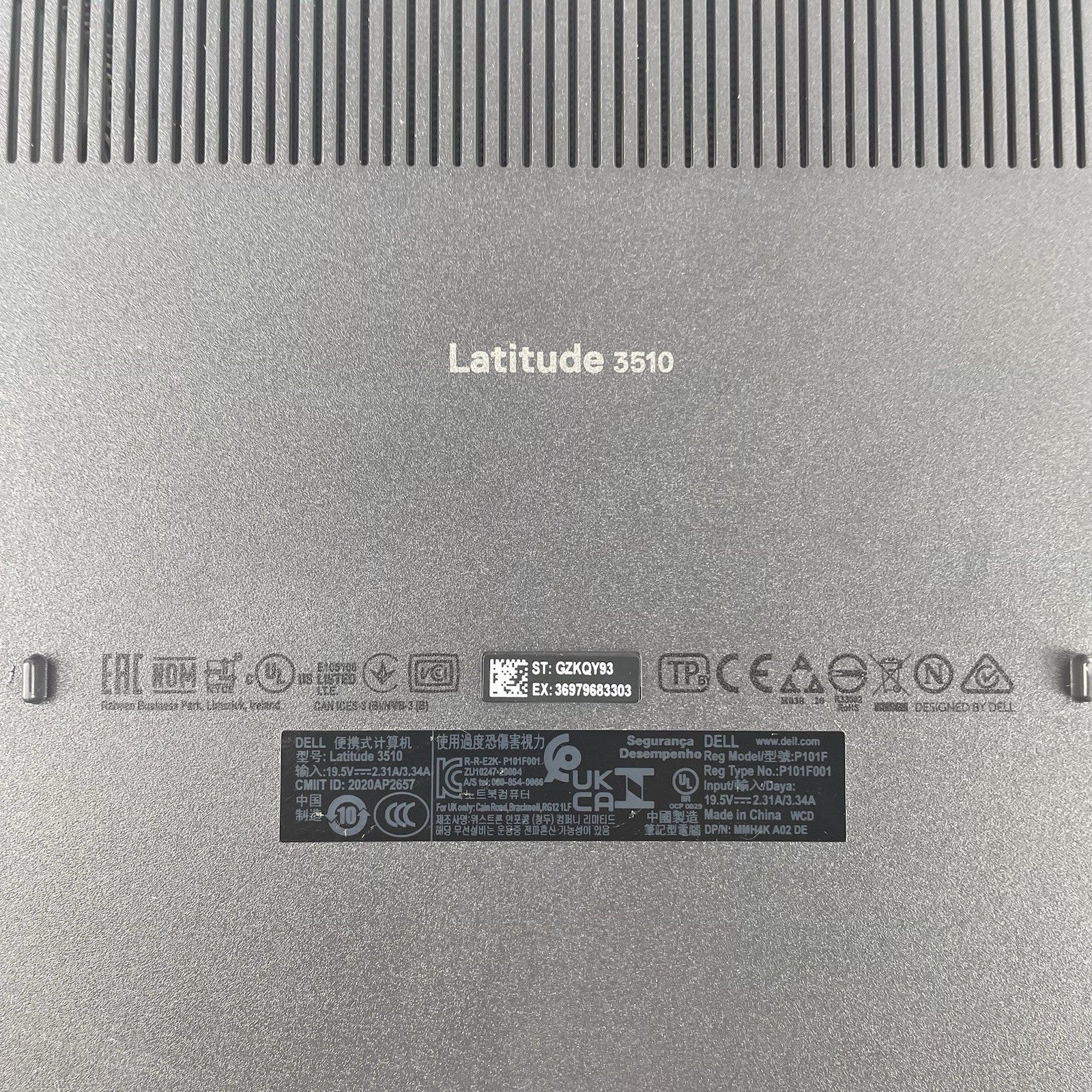 Dell Latitude 3510 15.6" i7-10510U 1.80 GHz 8 GB RAM No SSD/OS/AC - READ14
