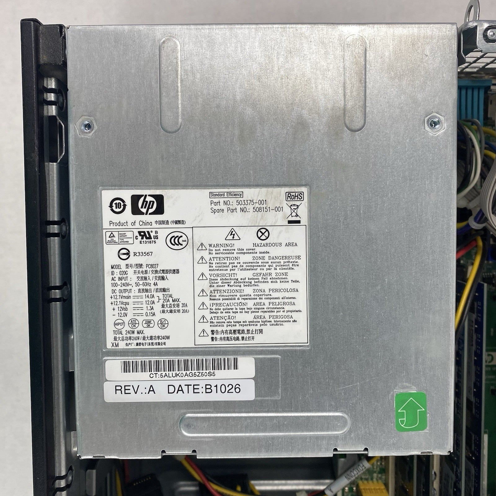 HP Compaq 6000 Pro SFF Intel Core 2 Duo E7500 2.93GHz 8GB RAM No HDD No OS