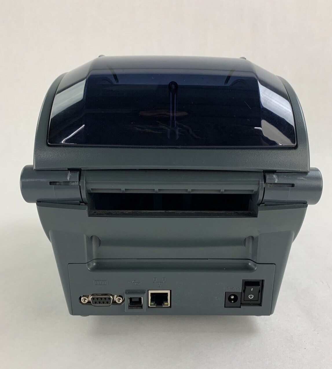 Zebra GX420T Direct Thermal Label Printer Aging Print Head Missing Roller Parts