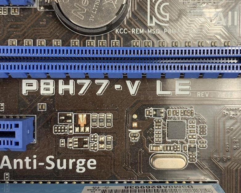 Asus P8H77-V LE Motherboard Intel Core i7-3770 3.4GHz 4GB RAM No Shield