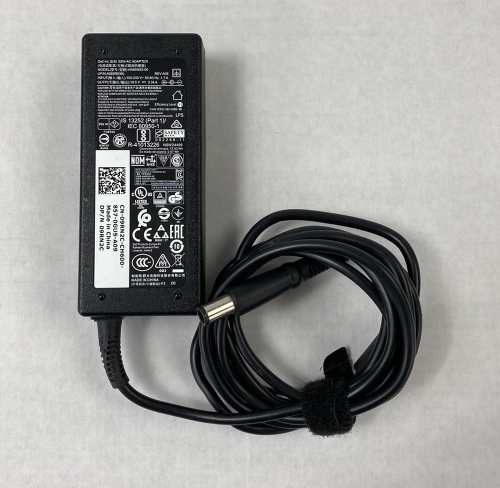 Lot of 7 Dell HA65NS5-00 DP/N: 09RN2C 65W 19.5V 3.34A AC Adapter