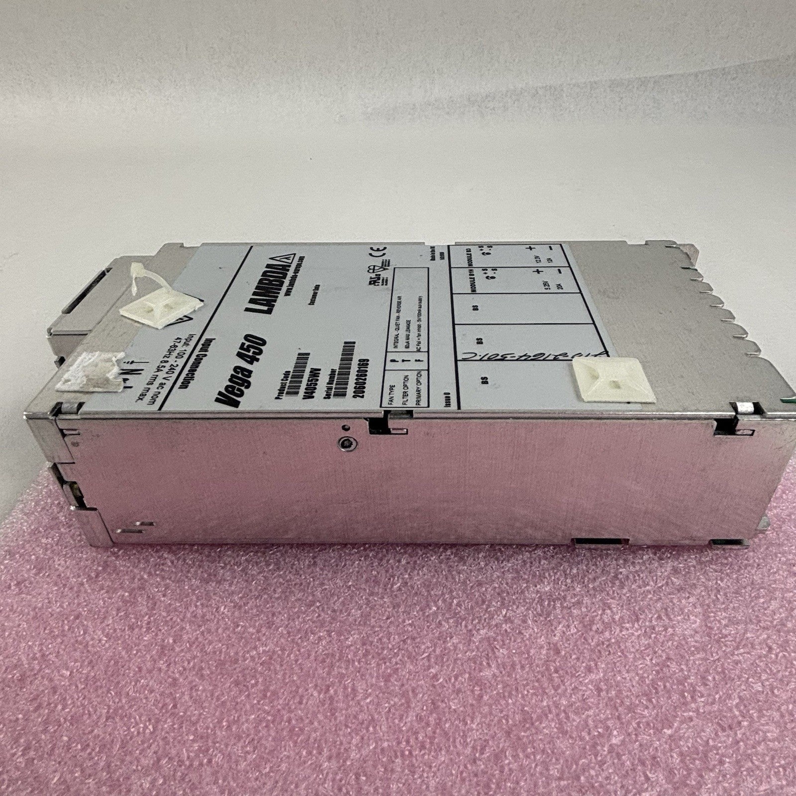 Lambda Vega 450 Power Supply V40616F 450W Industrial PSU Untested