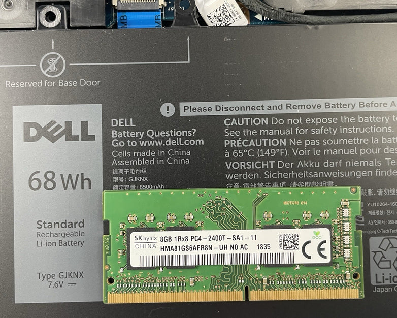 Dell Latitude 5590 15.6" i5-8350U 1.70 GHz 8 GB RAM No SSD/OS/AC