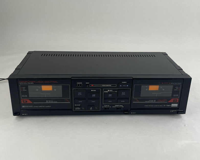 Sansui D-70BW Stereo Cassette Deck with Dolby B/C Noise Reduction