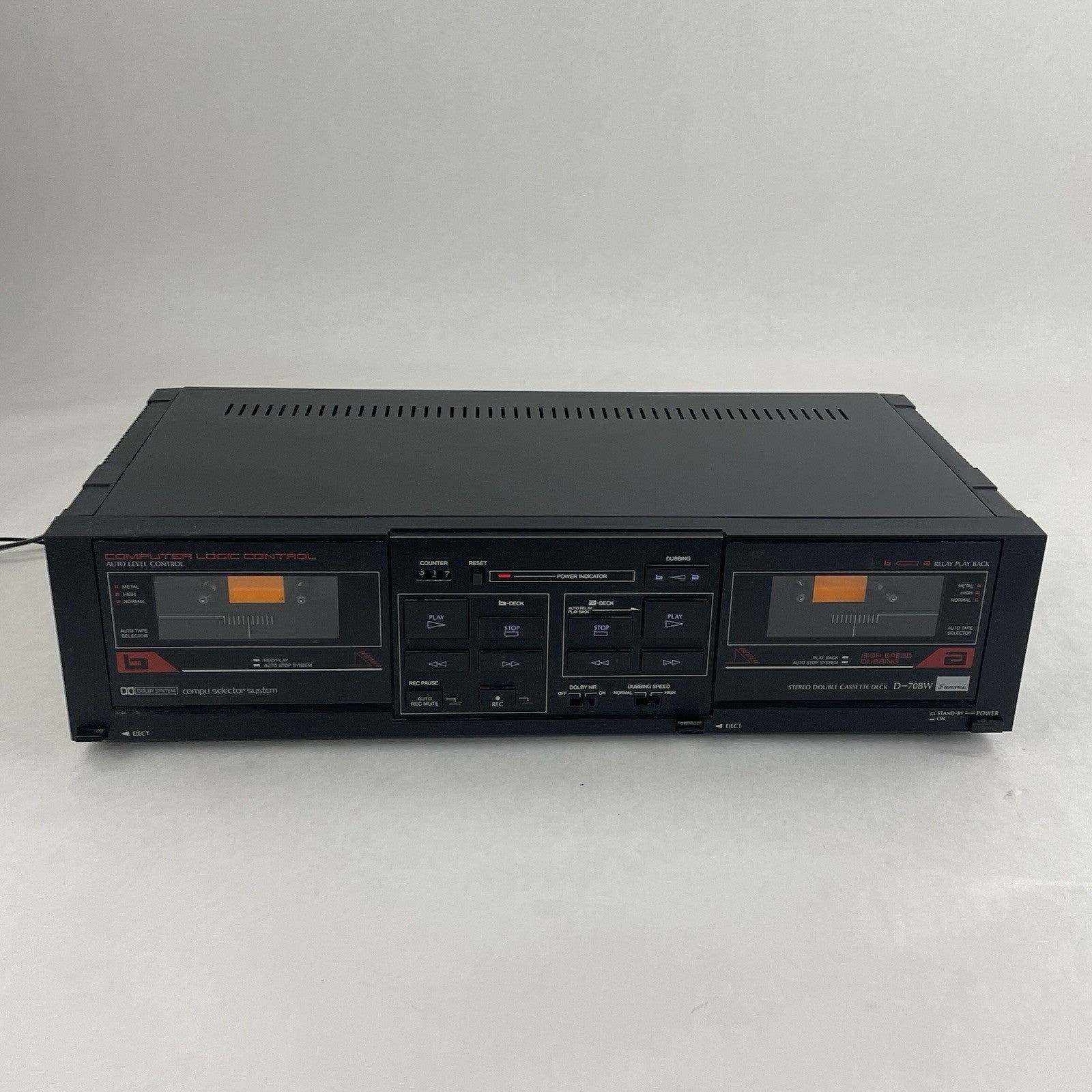 Sansui D-70BW Stereo Cassette Deck with Dolby B/C Noise Reduction1
