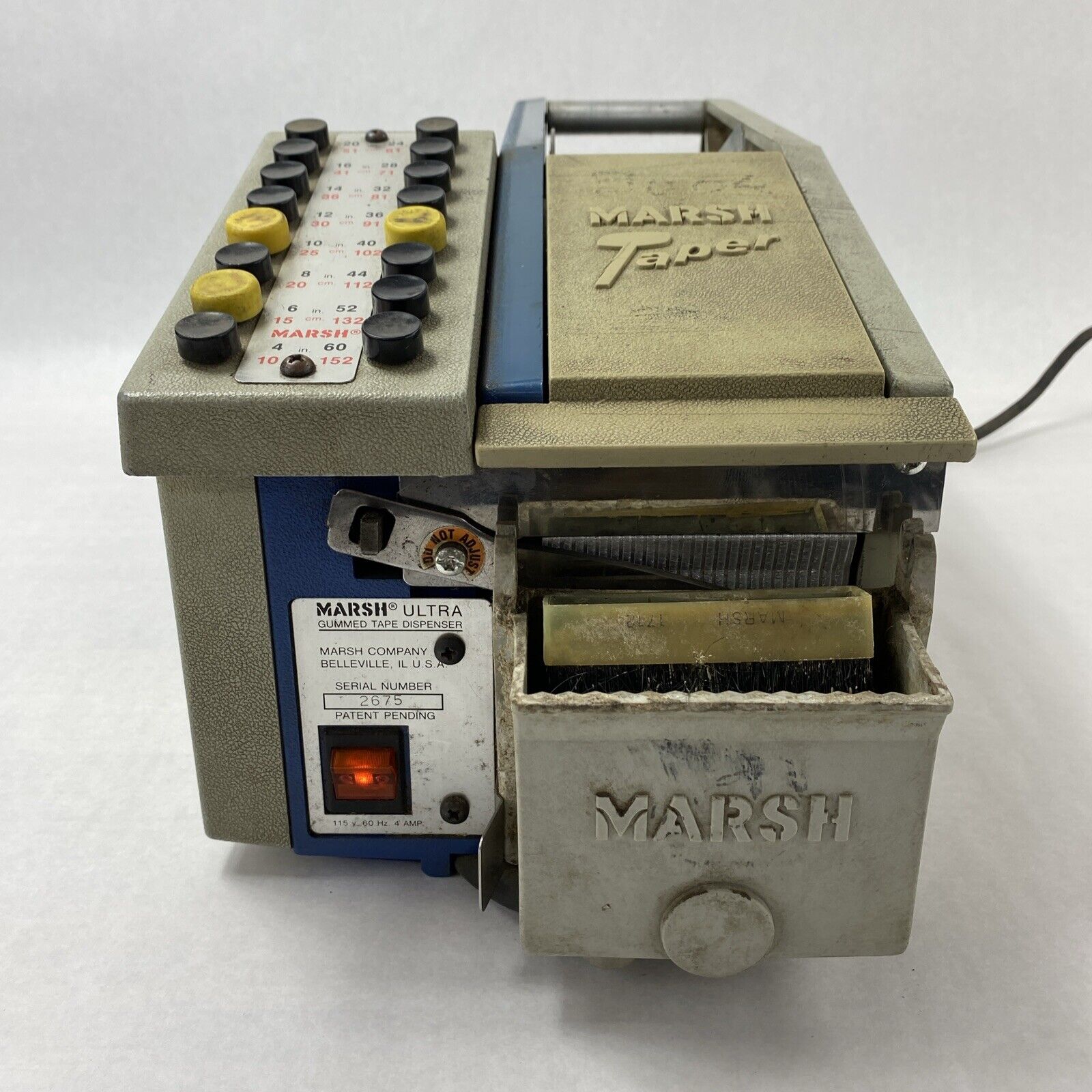 Marsh Ultra Taper Gummed Tape Dispenser - Parts or Repair