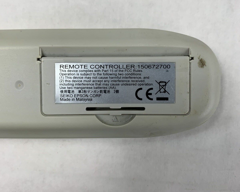 Lot of 5 Epson 150672700 Remote Controller