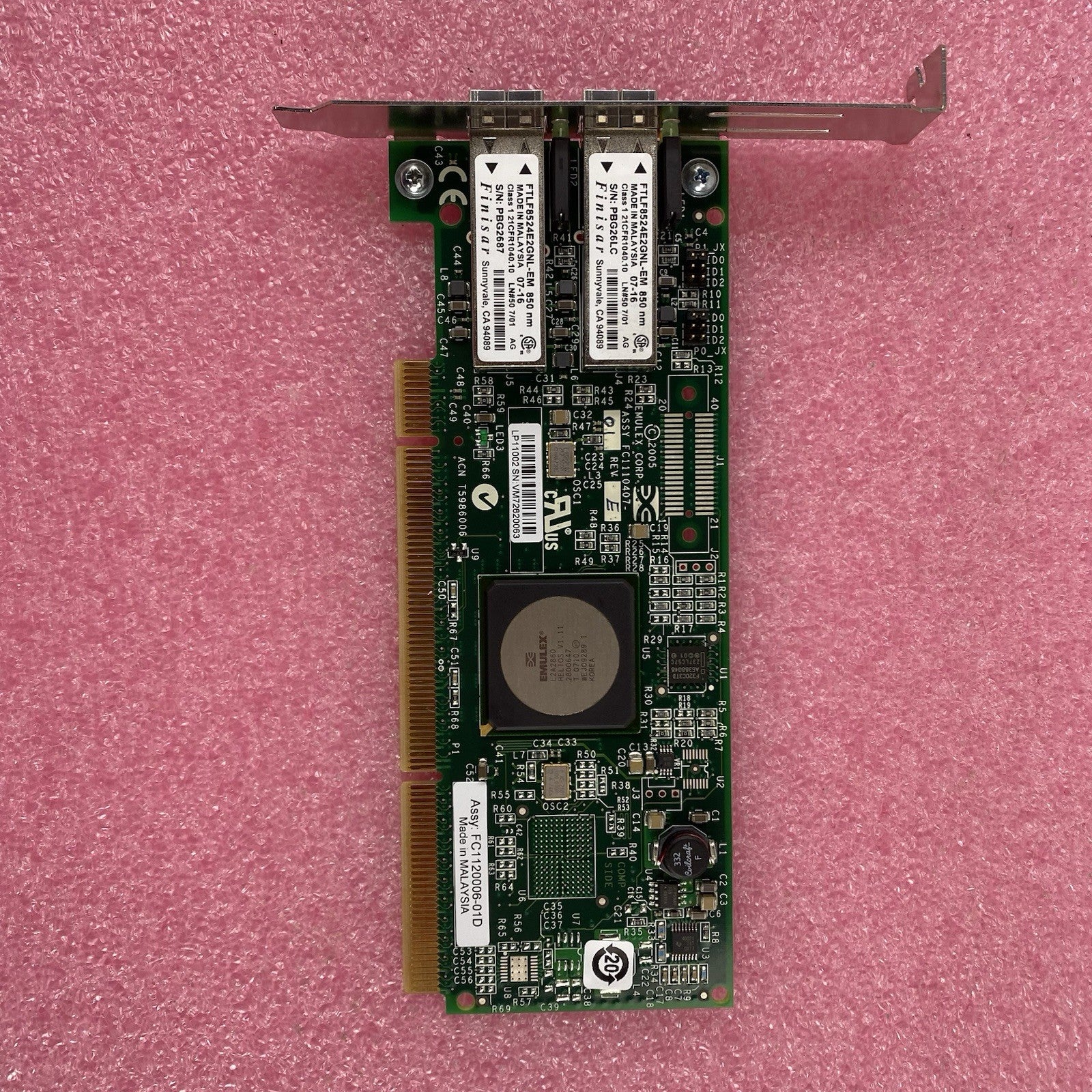 IBM 10N8620 4Gbps 2-Port PCI Fiber Adapter Card (Lot of 2)2