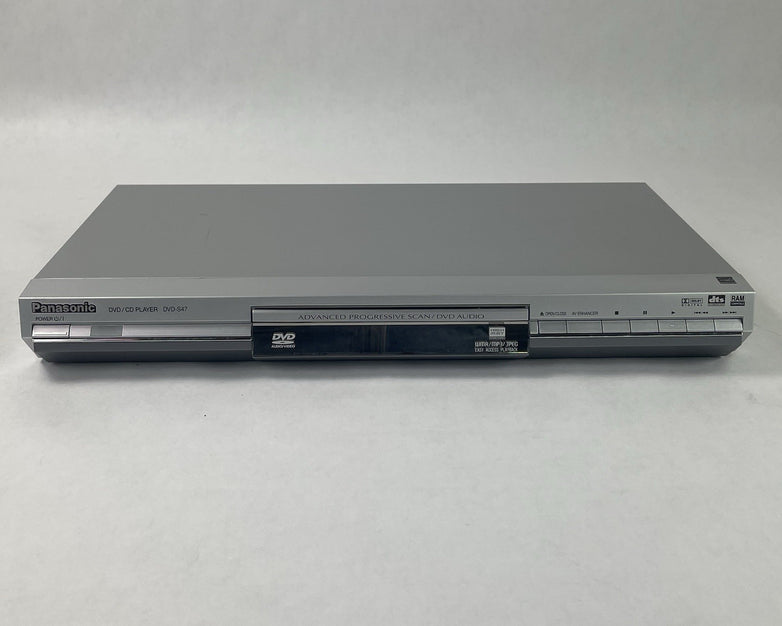 Panasonic DVD-S27 DVD CD Player in Silver No Cables No Remote