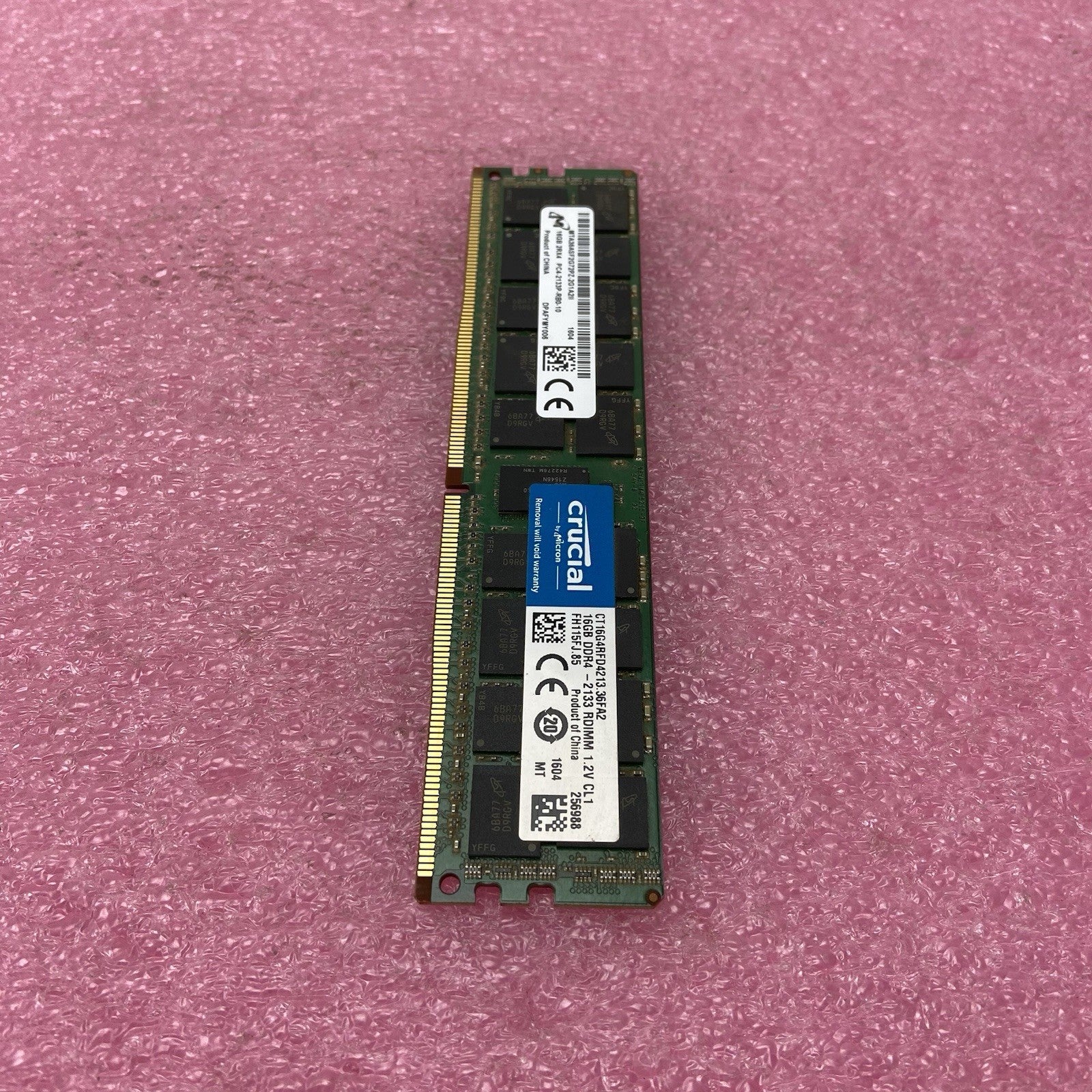 Crucial Micron 16GB 2Rx4 PC4-2133P MTA36ASF2G72PZ-2G1A2II RAM Memory1