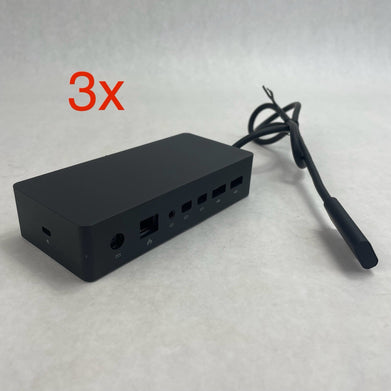 Microsoft 1661 USB Dock Docking Station for Surface Book Pro Lot of 3