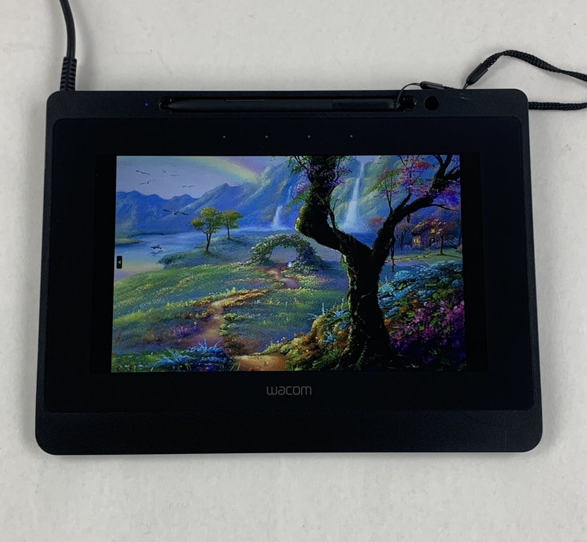 Wacom DTU-1141B 10.1" Full HD Digitizer Interactive Pen Display Tested W/ Stylus