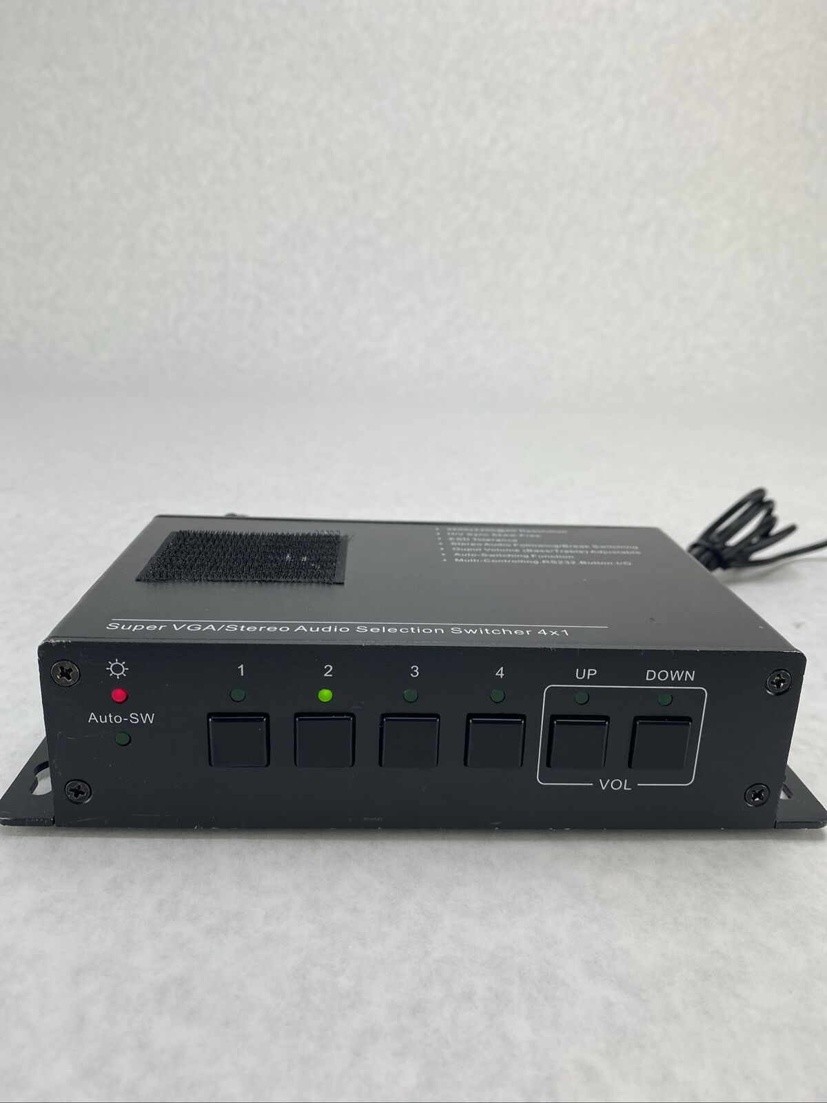 Aurora AS-41V R2 4 x 1 Super VGA Stereo Audio Selection Switcher with PSU