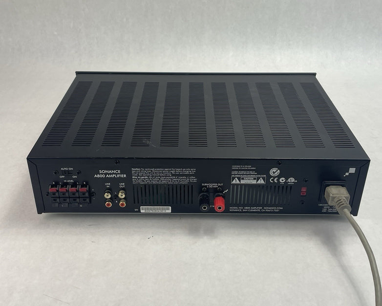 Sonance A800 8-Channel Power Amplifier Fully Tested Parts Or Repair