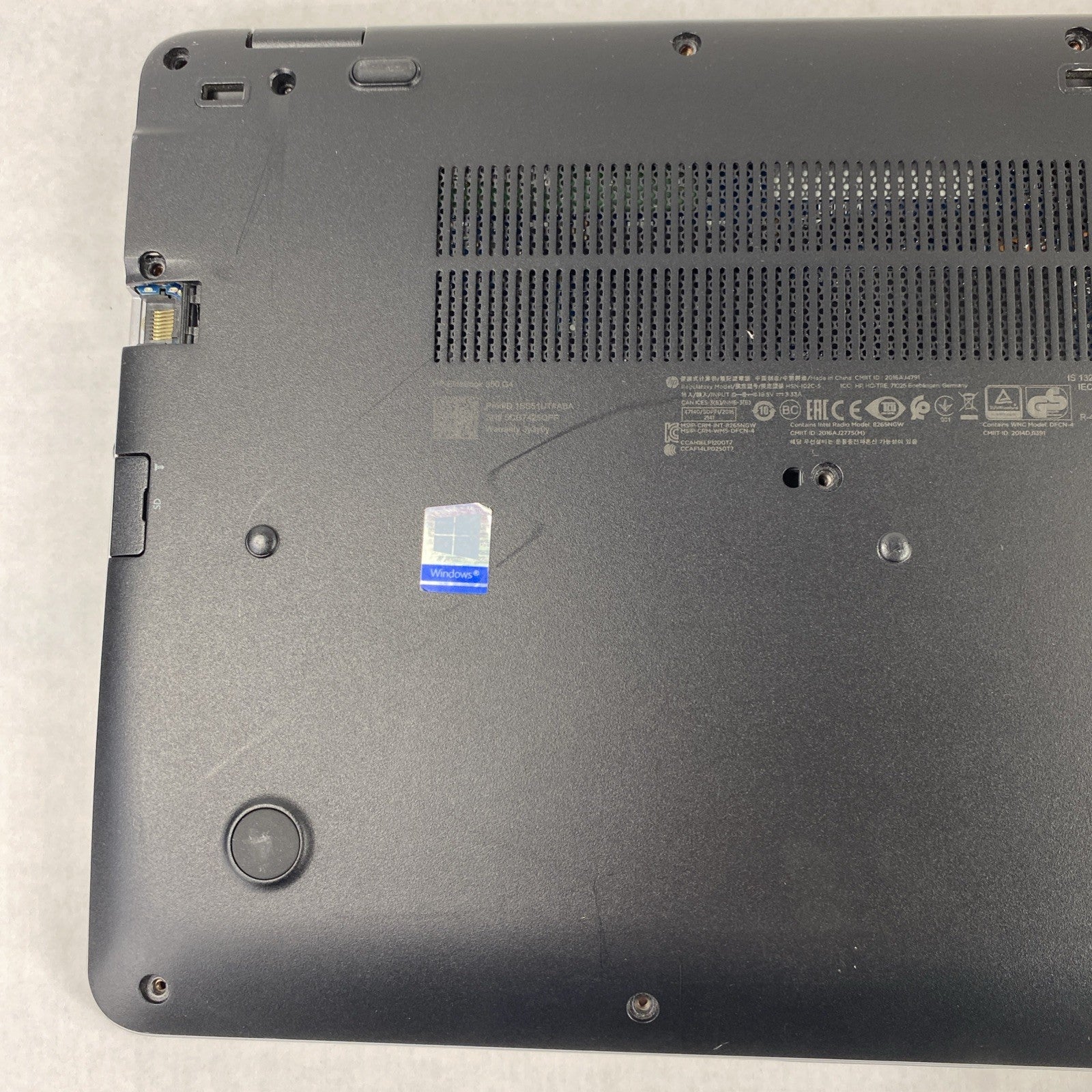 HP EliteBook 850 G4 Intel Core i7-7500U 2.70 GHz 8 GB RAM 15.6" No HDD No OS