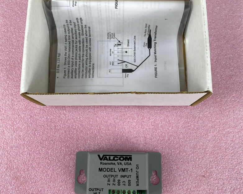 Valcom VMT-1 Matching XFM Line