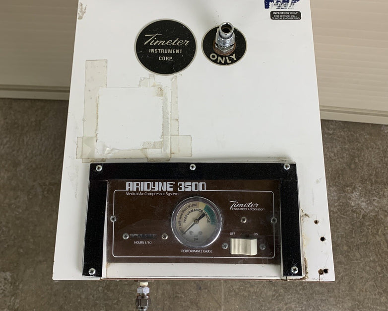 Airdyne 3500 Timeter Instrument Corporation Compressor Powers On Pumps