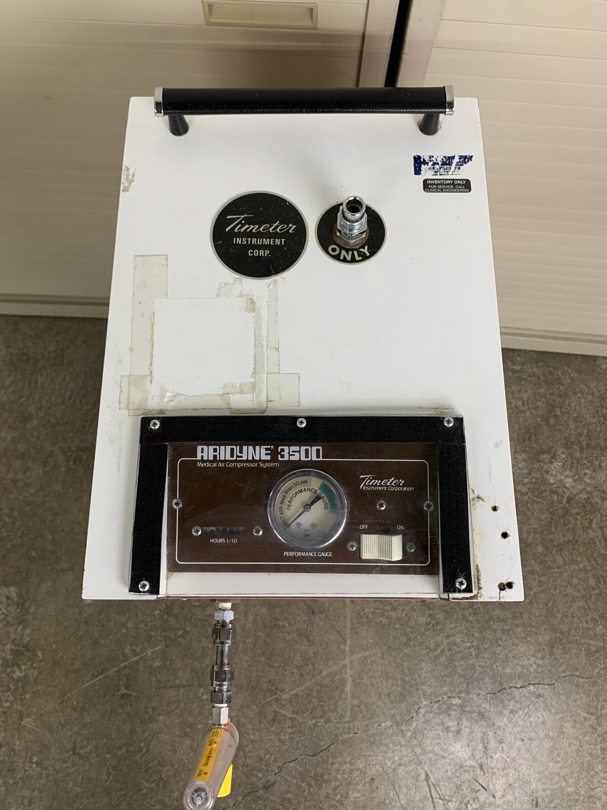 Airdyne 3500 Timeter Instrument Corporation Compressor Powers On Pumps