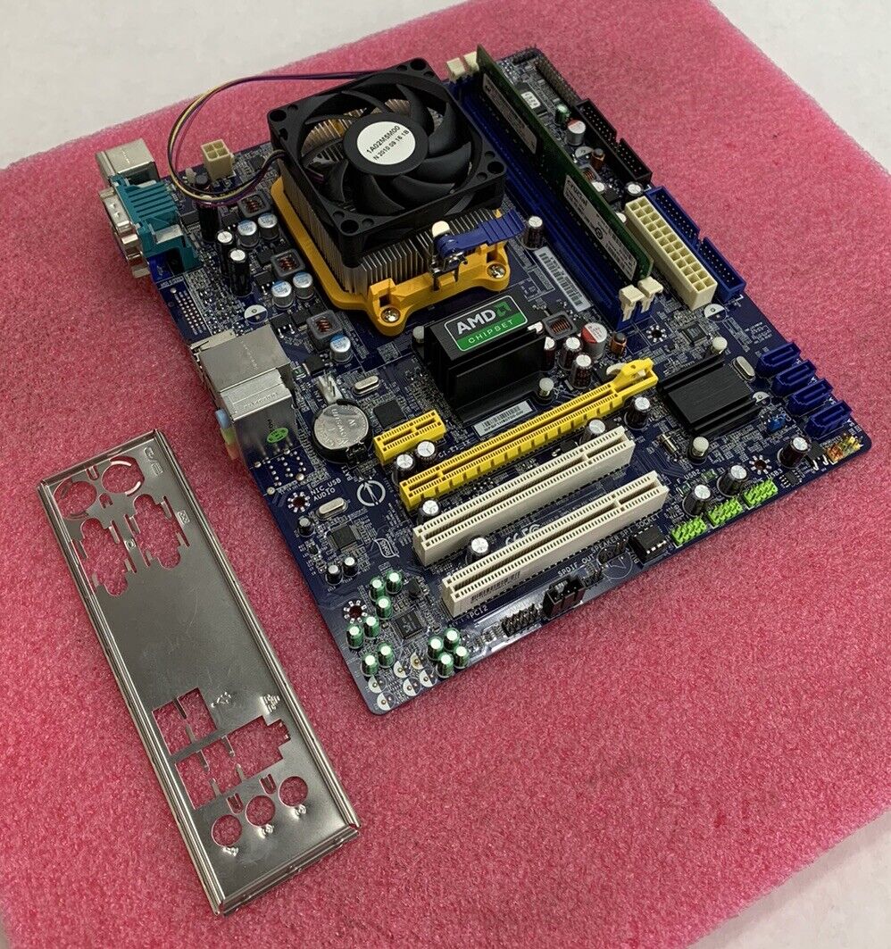 Foxconn A74ML-K Motherboard AMD Sempron 140 2.7GHz 2GB RAM w/Shield