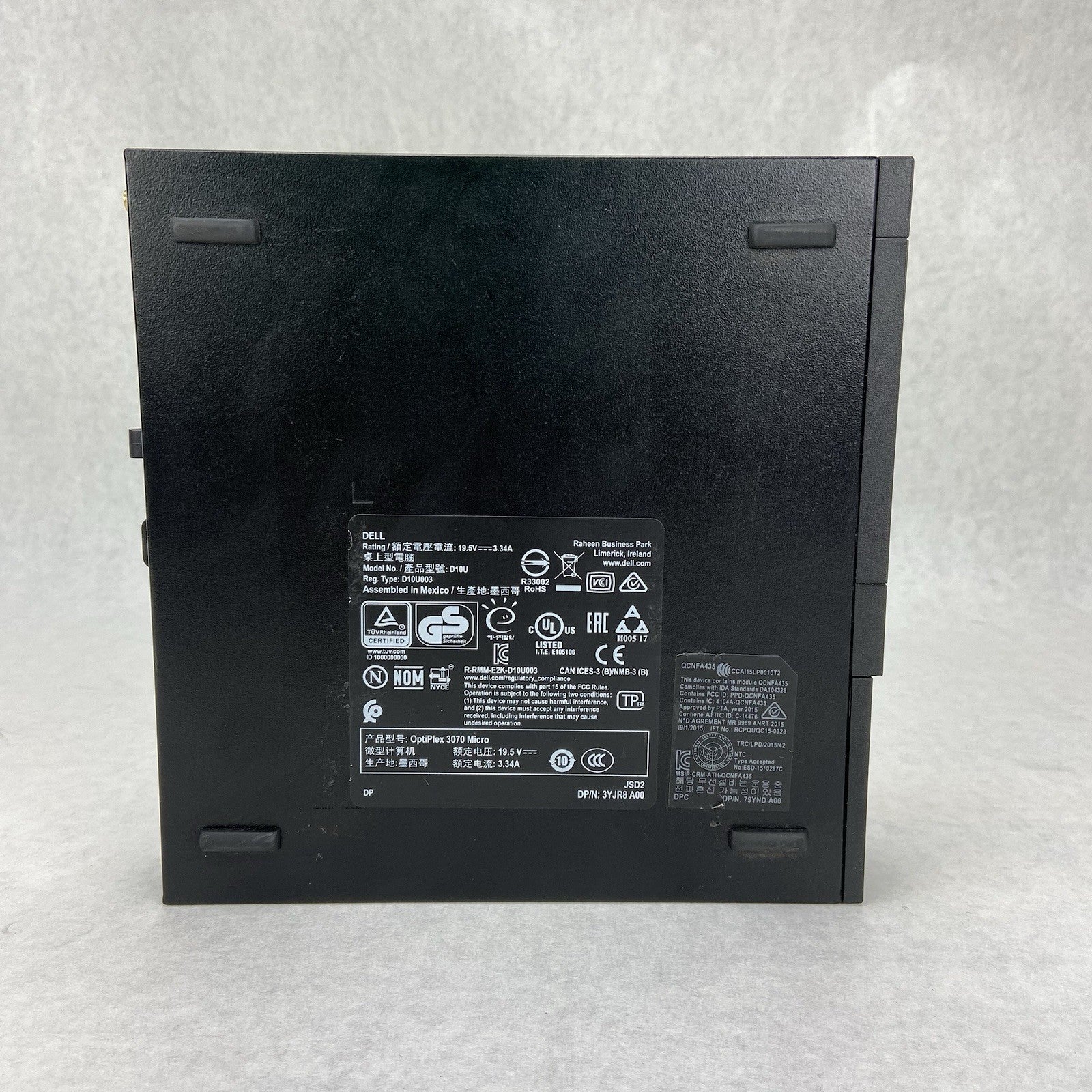 Dell Optiplex 3070 Micro Intel Core i5-9500T 2.2GHz 8GB RAM w/AC No HDD No OS2