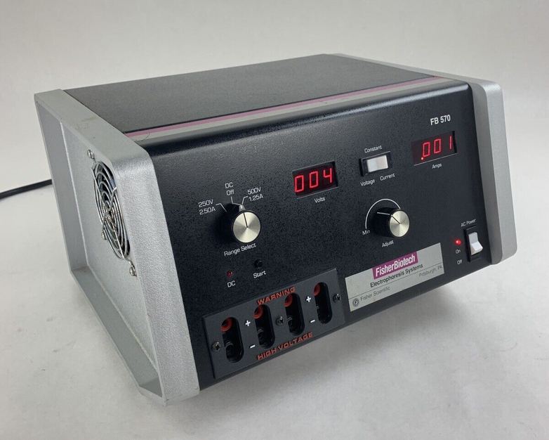 Fisher Biotech FB 570 Electrophoresis Power Supply Power Tested