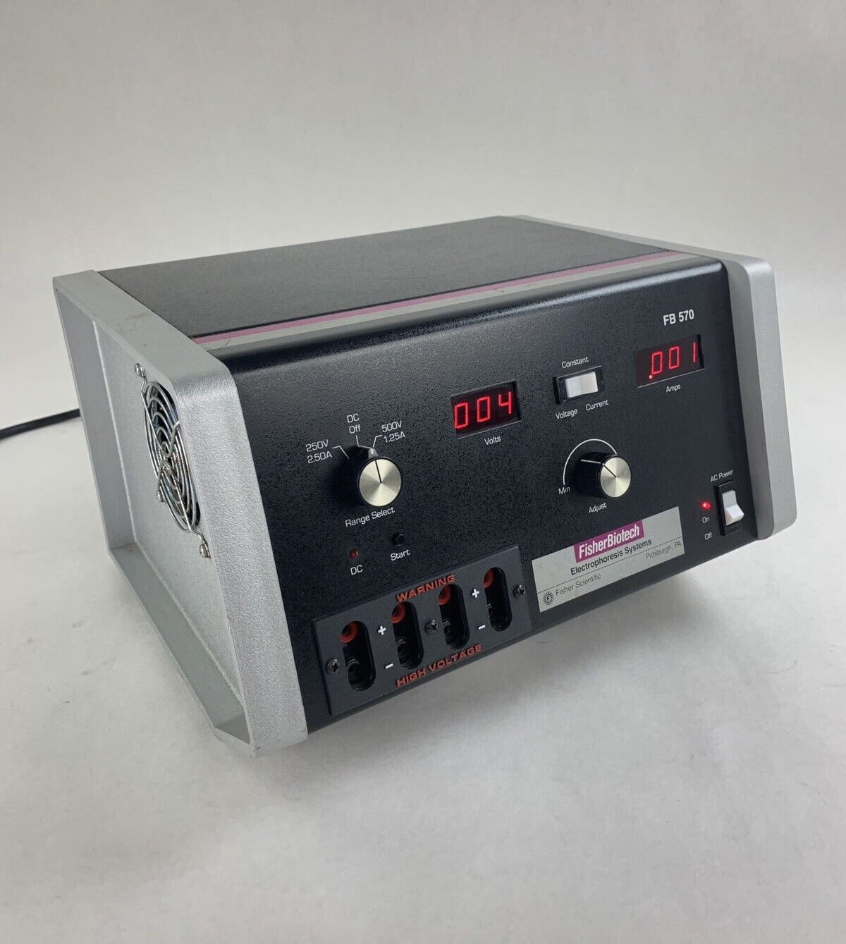 Fisher Biotech FB 570 Electrophoresis Power Supply Power Tested