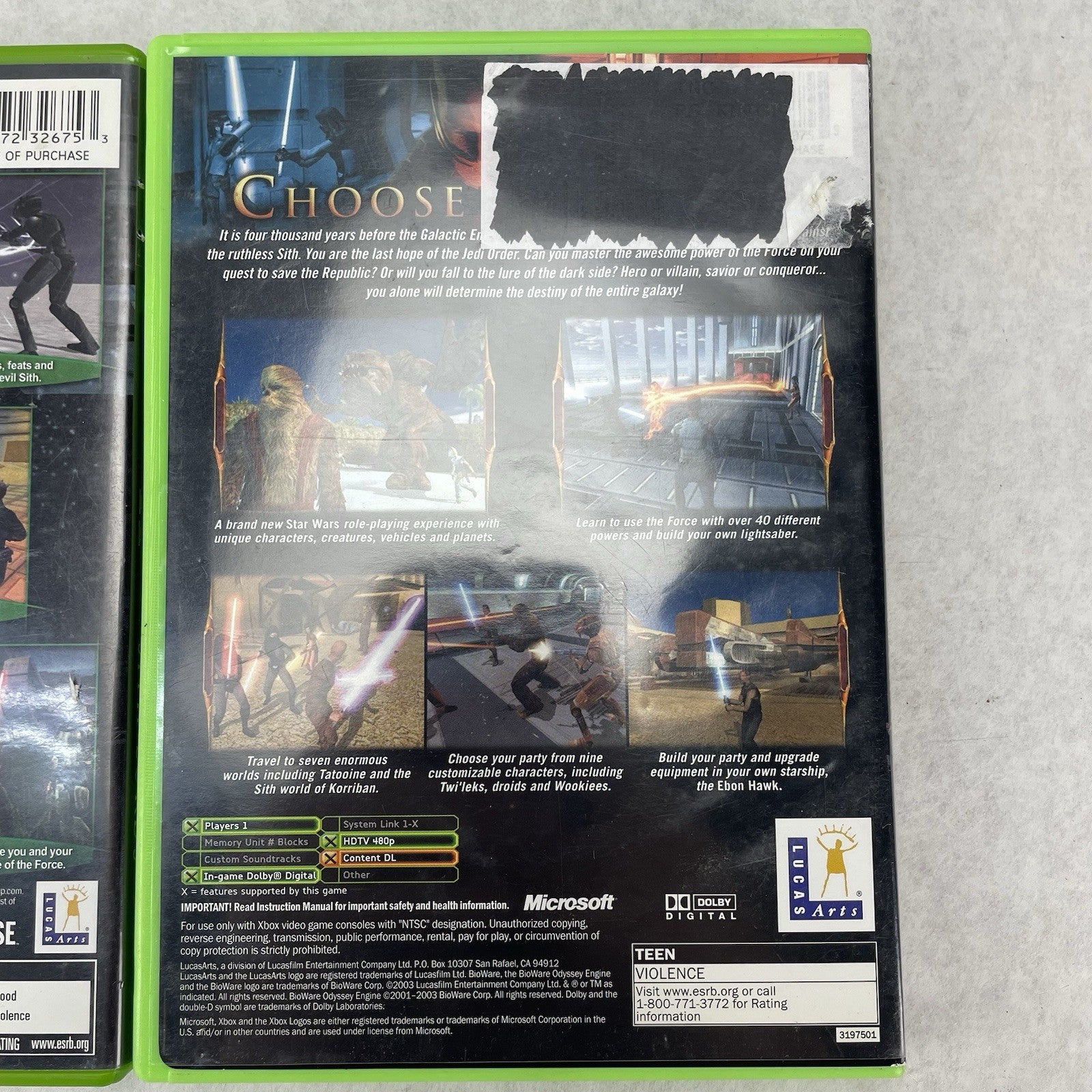 Star Wars Knights Of The Old Republic 1 & 210