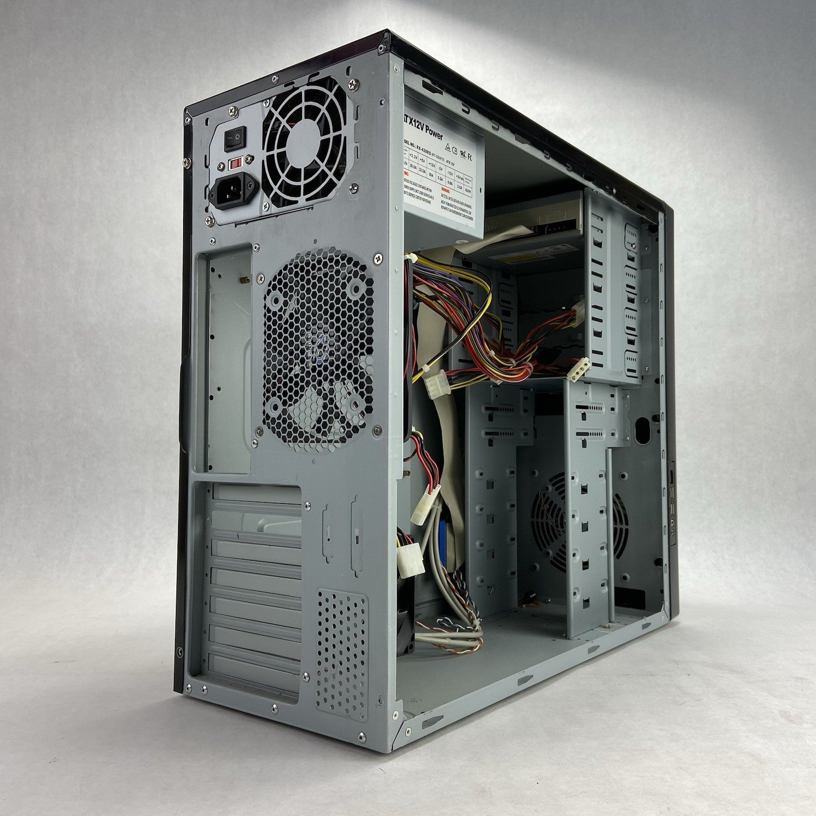 RaidMax 02 ATX-302BP Mid Tower Computer Case RaidMax RX-420KS 420W PSU10