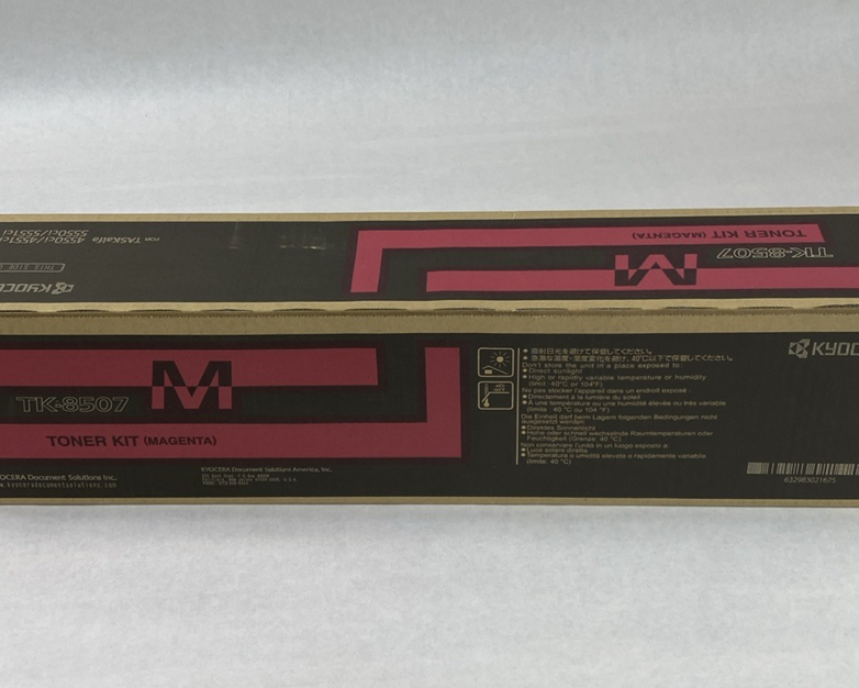 Kyocera TK-8507M Magenta Toner Cartridge OEM Sealed