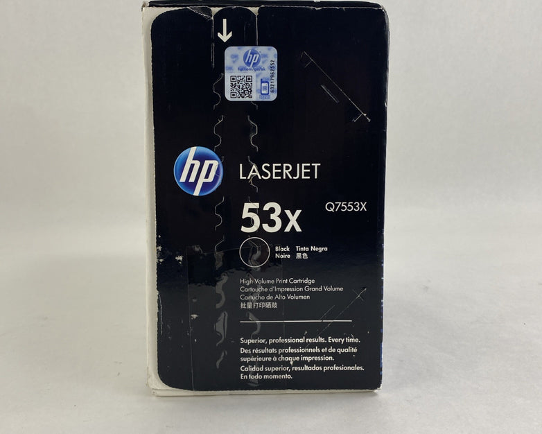 HP Q7553X 53X Laserjet Black High Volume Print Cartridge