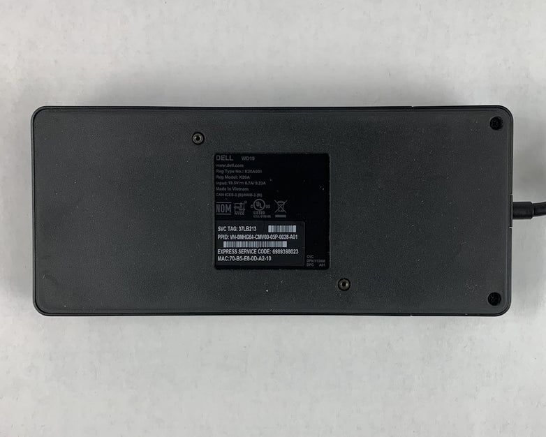 Dell WD19 Thunderbolt USB-C Docking Station
