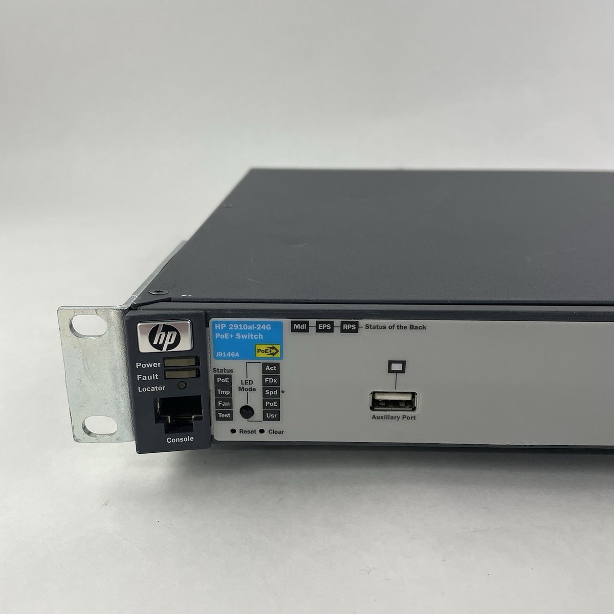 HP  J9146A 2910al-24G PoE+ 24 Port Ethernet Switch Tested and Reset1