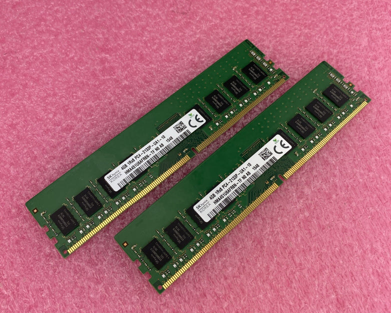 SK hynix 4GB DDR4-2133MHz PC4-2133P-UA1-11 HMA451U6AFR8N-TF Tested Lot Of 2