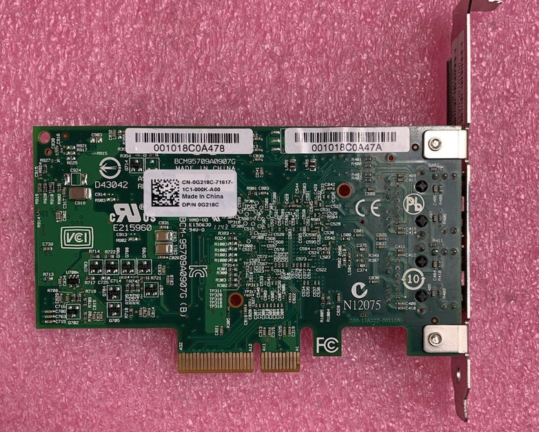 Broadcom BCM95709A0907G Network Adapter Card (Lot of 2)