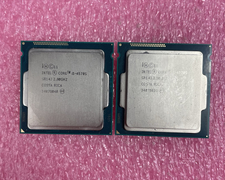 Intel Core i5-4570S - 2.90 GHz Quad-Core (SR14J) Desktop Lot of 2