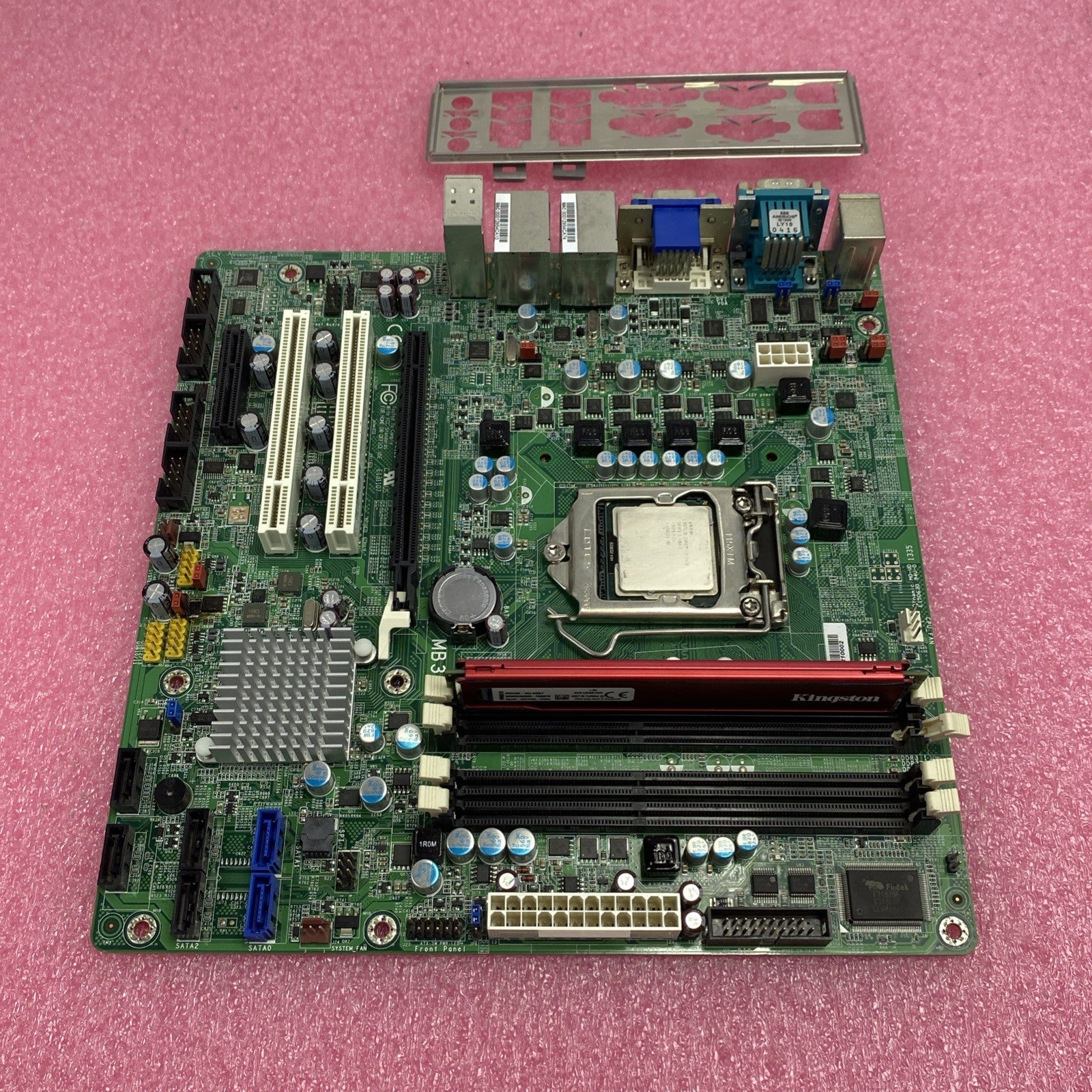 DFI MB331 Motherboard Intel Core i5-2400 3.1GHz 4GB RAM w/ Shield