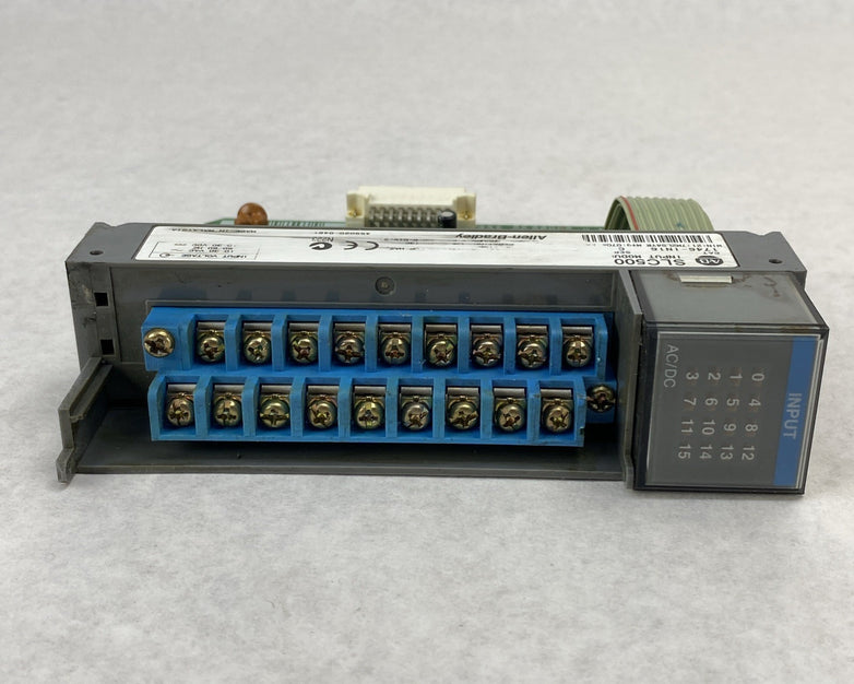 Allen-Bradley SLC500 Input Module 1746-IN16 Ser. C - Untested And Missing Cover