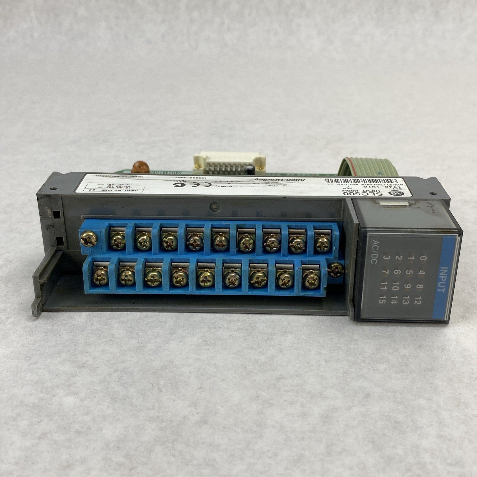 Allen-Bradley SLC500 Input Module 1746-IN16 Ser. C - Untested And Missing Cover6