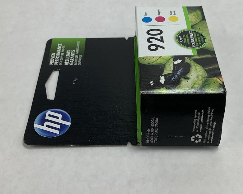 HP N9H55FN 920 Ink Cartridges Cyan Magenta Yellow EXP Oct. 2019 (Lot of 4)