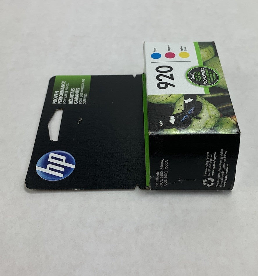 HP N9H55FN 920 Ink Cartridges Cyan Magenta Yellow EXP Oct. 2019 (Lot of 4)