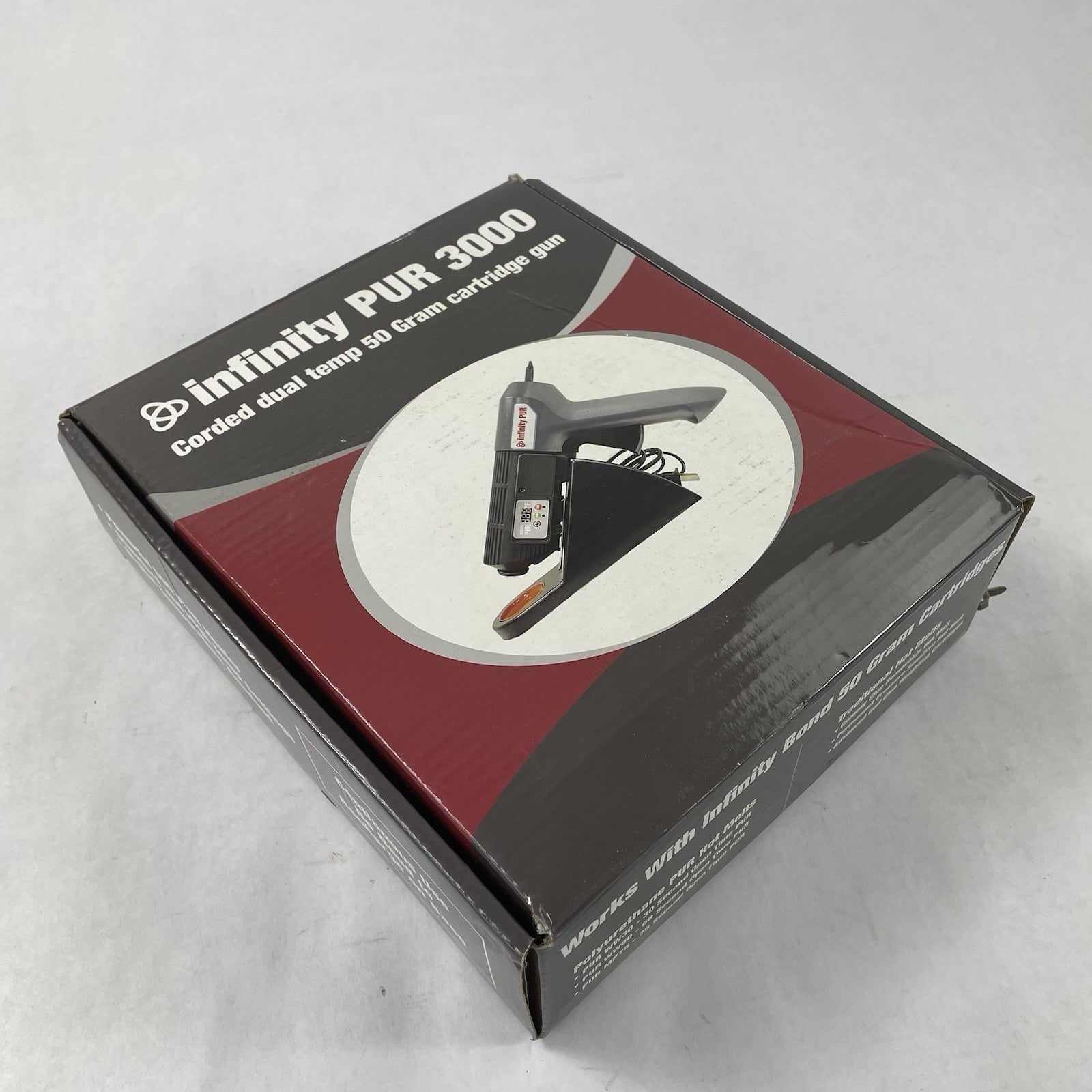Infinity PUR-3000 Dual Temp Corded PUR Hot Melt Applicator for 50 Gram Tested