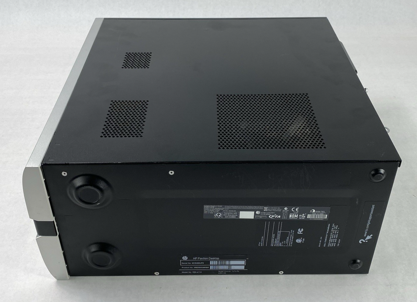 HP 550-A114 MT AMD A8-6410 2.00GHz 8GB RAM No HDD No OS No AC Adapter