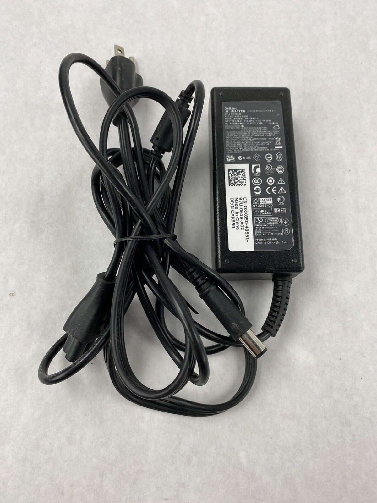 Dell DA65PM111 19.5V 3.34A Laptop AC Adapter