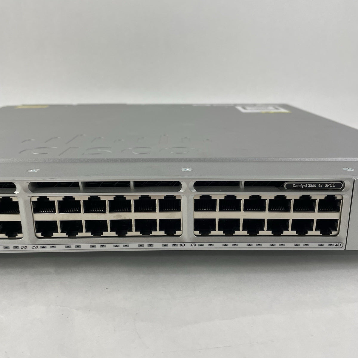 Cisco WS C3850 48U S 48 Port Gigabit UPoE Switch 2x PSU Tested & Reset3