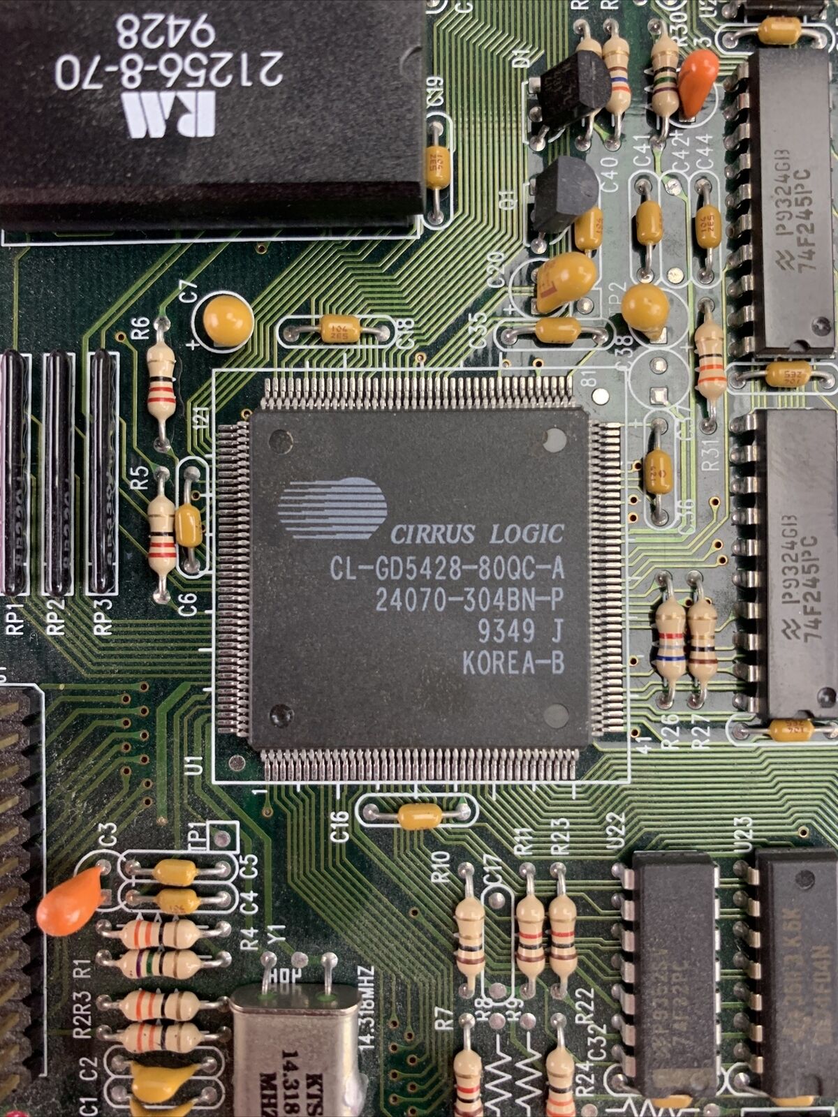 Cirrus Logic CL-GD5428 VGA-A3CK2/A Graphics Card