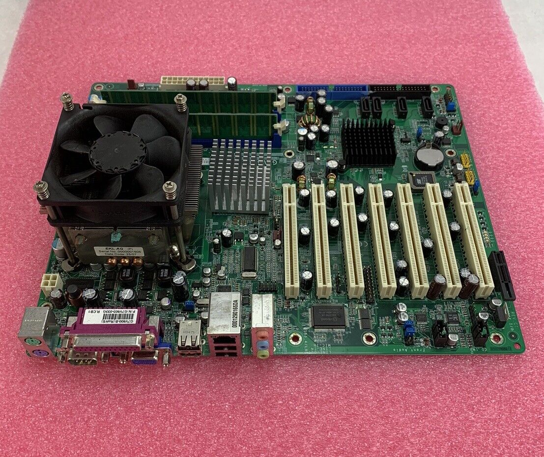 DFI G7V600-B Motherboard Intel Pentium 4 3.4GHz 1GB RAM w/Shield