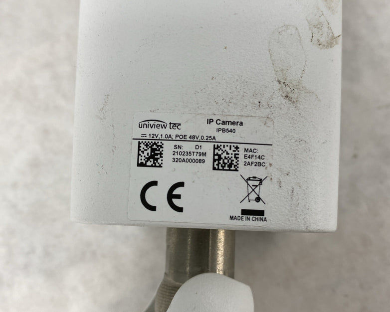 UniView IPB540 IP Outdoor Indoor Surveillance Camera Grade C