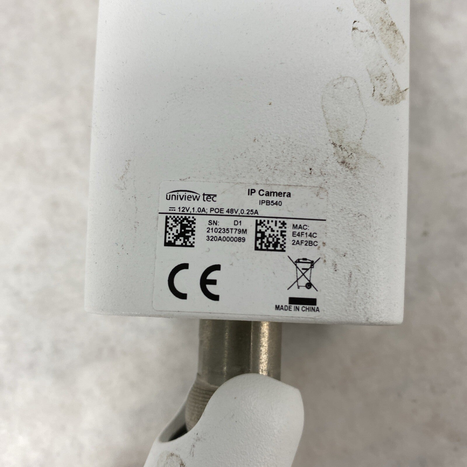 UniView IPB540 IP Outdoor Indoor Surveillance Camera Grade C