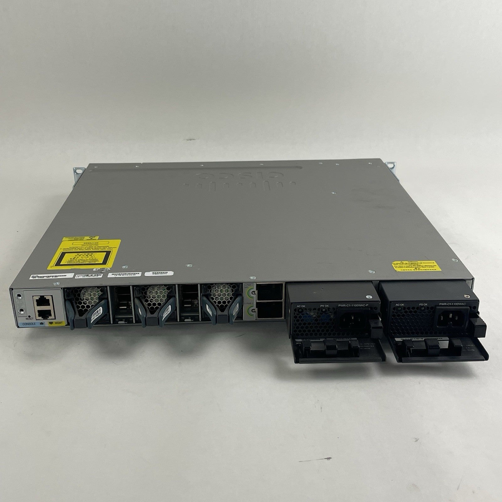 Cisco WS-C3850-48U-S V07 48-Port UPoE Switch  2x 1100W PSU Tested & Reset6